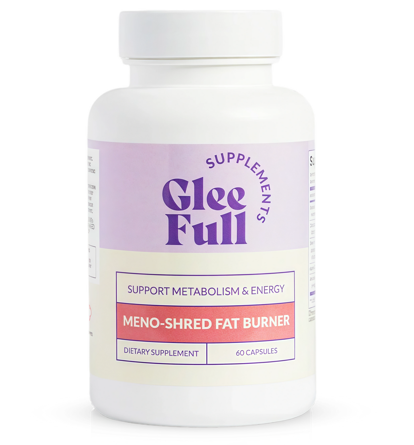 GleeFull SUPPS Meno Shred Fat Burner – Supports Metabolism & Helps Achieve Slimming Goals for Women